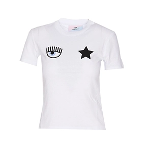 Chiara Ferragni Eye Star Crewneck T-Shirt