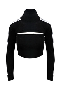 Cut-Out Rollneck Top