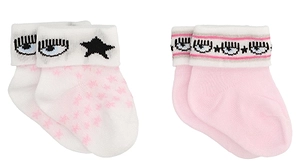Chiara Ferragni Kids Logo Intarsia Socks