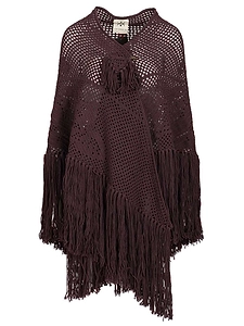 Fringed Openwork Shawl