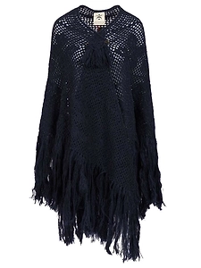 Fringed Openwork Shawl