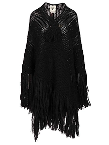Fringed Openwork Shawl