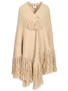 Chiara Is Fringed Openwork Shawl