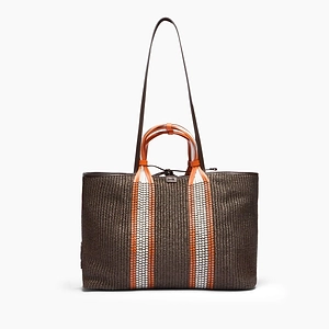 Casadei Amalfi Woven Tote Bag