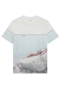 Chloé Graphic Printed Crewneck T-Shirt
