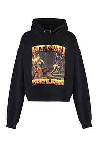 Chloé Graphic Printed Drawstring Hoodie