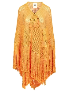 Rosa Fringed Crochet Shawl