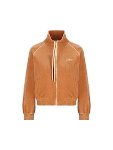 Chloé High-Neck Logo Track Jacket