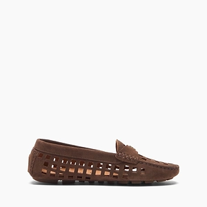Casadei Maxisuede Logo Loafers