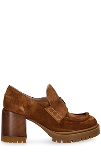 Casadei Logo Plaque Platform Pumps