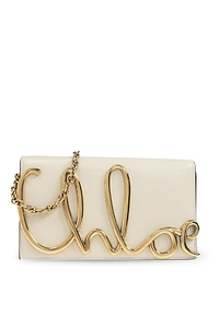 Chloé Iconic Logo Plaque Crossbody Bag