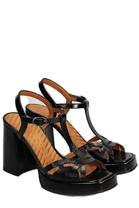 Chie Mihara T-Bar High-Heeled Platform Sandals
