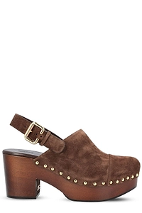 Jeannette Studded Wedge Clog