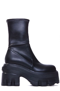 Casadei Round Toe Platform Boots