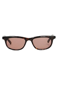 Sim Sim Round-Frame Logo-Engraved Sunglasses