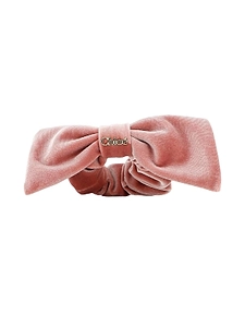 Chloé Kids Bow-Detail Velvet Scrunchie