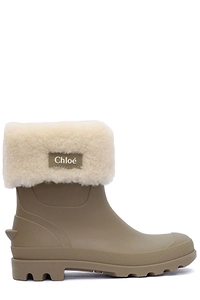 Chloé Logo Patch Boots