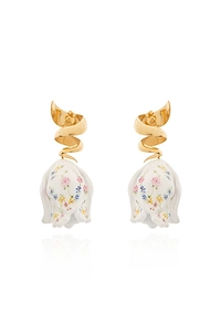 Chloé Bloomcraft Floral Drop Earrings