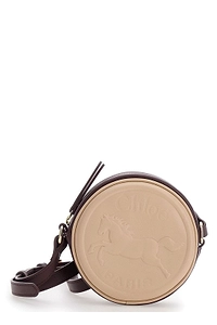 Chloé Kids Horse-Embossed Zipped Shoulder Bag