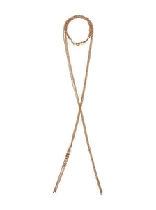 Chloé Chain Logo Lettering Necklace
