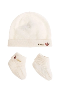Knitted Beanie And Socks Set