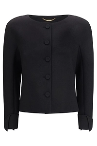 Chloé Collarless Fitted Jacket