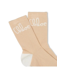 Chloé Kids Logo Crew Socks