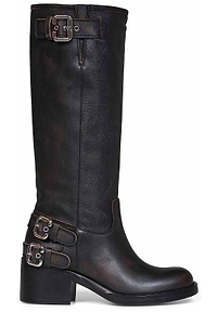 Dakota Buckle Detailed Boots