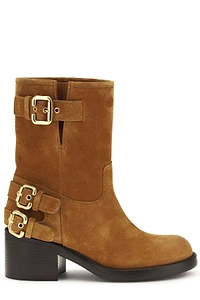 Dakota Buckled Ankle Boots