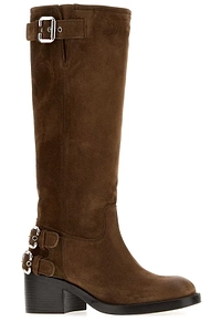 Dakota Buckle Knee-High Boots