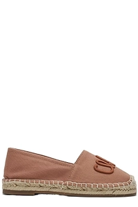 Chloé Kids Logo-Embroidered Flat Espadrilles