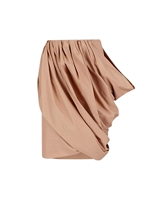 Draped Asymmetric Skirt
