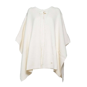 Logo-Plaque Buckled Cape