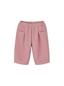 Chloé Kids Logo Plaque Straight Leg Pants