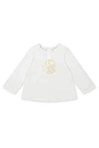 Chloé Kids Logo Printed Crewneck T-Shirt