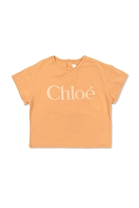 Chloé Kids Logo-Printed Crewneck T-Shirt