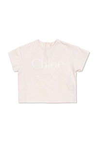Chloé Kids Logo-Printed Crewneck T-Shirt