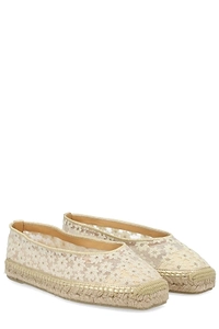 Paoli Floral Lace Espadrilles