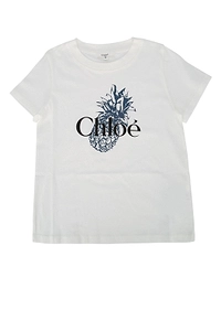 Chloé Kids Logo-Printed Crewneck T-Shirt