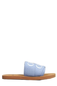 Chloé Kids Logo Printed Slip-On Flip Flops