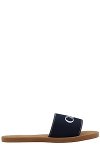 Chloé Kids Logo Printed Slip-On Flip Flops