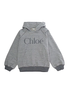 Chloé Kids Logo Zip Hoodie