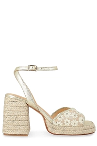 Vals Flower-Printed Open Toe Sandals