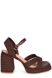 CastaÑEr Woven Block Heel Pumps
