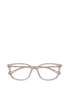 Chloé Eyewear Geometric-Frame Logo-Engraved Glasses