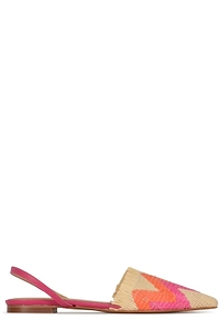 CastaÑEr Woven Slingback Flat Sandals