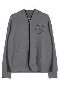 Chloé Kids Long Sleeved Zipped Hoodie