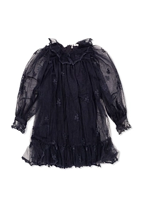 Chloé Kids Long Sleeved Sheer Dress