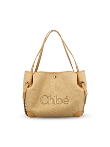 Chloé Logo Chain Detail Tote Bag