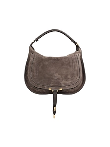 Chloé Logo Debossed Foldover Top Tote Bag